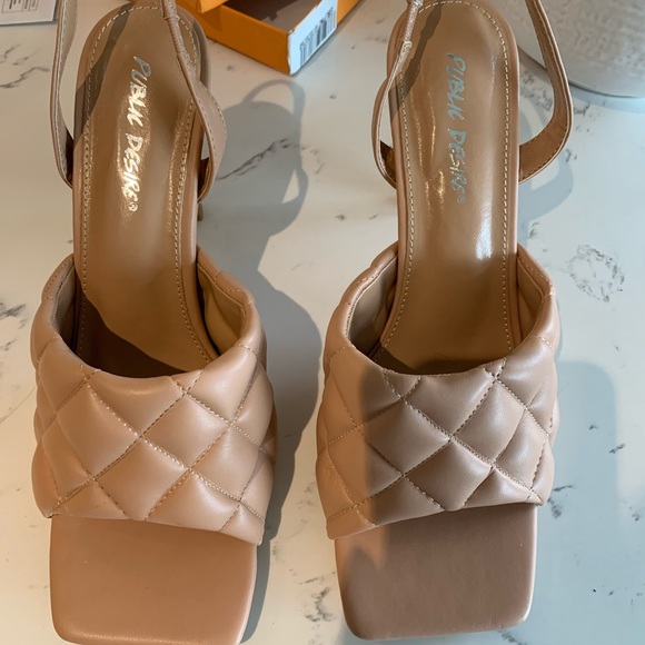 Public Desire nude heels - Picture 3 of 3